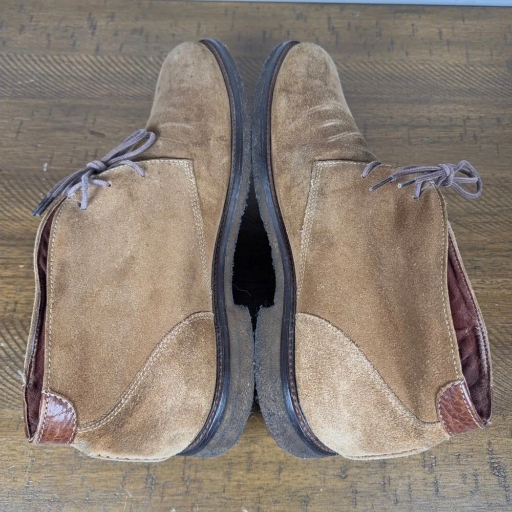 OluKai Chukka Boots Mens 11 Brown Suede Lace Up Casual Comfort‎